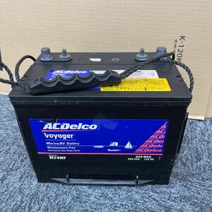 130284*①[ electrification verification not yet ]ACDelco for marine Maintenance Free battery M24MF deep cycle battery [ direct pick ip Chiba prefecture Urayasu city 