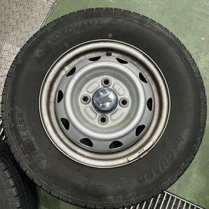 ◇【DD】① YOKOHAMA ヨコハマタイヤ ice GUARD アイスガード iG91 STUDLESS スタッドレス FCRA 145/80R12 80/78NLT 2本セットの画像2