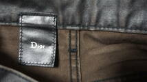 【希少】Dior homme ディオールオム コーティングパンツ 【2003-2004a/w｜サイズ29】Hedi Slimane期 エディスリマン期 コットン_画像3