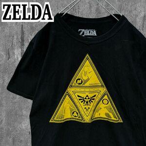 ZELDA ゼルダの伝説 トライフォース 半袖Tシャツ 任天堂 ゲーム 古着