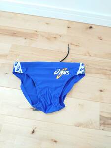 asics Asics men's .. swimsuit bikini .. pants royal blue M size used 