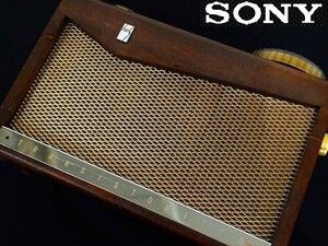 0519①[H]! operation goods SONY Sony radio TR-72 Tokyo communication industry wooden transistor Showa Retro!