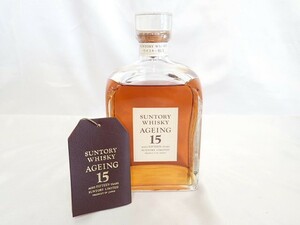 0521③[H]! not yet . plug old sake Suntory whisky AGEING15 Special class *. cost contains 750ml 43%!