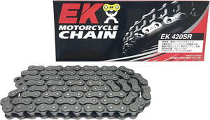 EK エヌマ チェーン 420SR スチール 98L SPJ Chain 送料込 00-0637 KLX125 KMX125 セロー250 