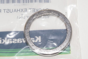 カワサキ純正部品 11061-1112 マフラーガスケット 25x30 Muffler gasket Genuine parts 送料込 56-5067 KSR110 KLX110 Z125プロ 