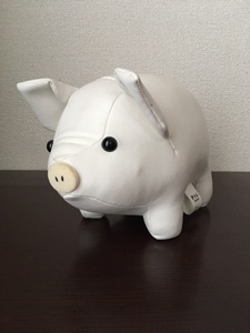 ★ブタのインテリア　ホワイト　白豚　PIG 　WHITE 　ピッグ　インテリア　置物　美品！★