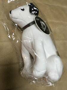 ★NIPPER ニッパー ビクター　ぬいぐるみ サイズ17cm　犬 　未使用品　ブックカバー おまけ付き！★