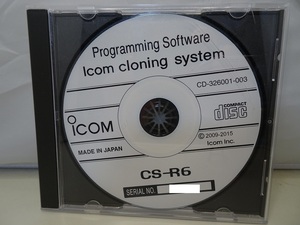 アイコム トランシーバー (レシーバー) 用クローニングソフトウェアiCOM CS-R6