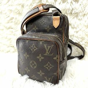 Louis Vuitton ルイヴィトン LV ミニアマゾン モノグラム ショルダーバッグ 斜め掛け 鞄 ブラウン 