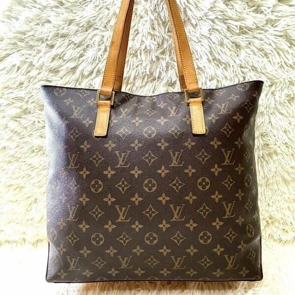 LOUIS VUITTON ルイヴィトン カバピアノ トートバッグ モノグラム M51148 ハンドバッグ メンズ レディース 通勤 通学 ブラウン