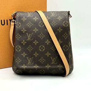*1 jpy ~ LOUIS VUITTON Louis Vuitton myu Z shoulder bag monogram Cross body Brown men's lady's commuting going to school 
