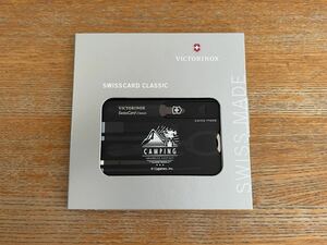 VICTORINOX SWISSCARD CLASSIC 10機能 CAMPに♪バッグや車に♪ビクトリノックス スイスカード 0.7133 T3 未使用ノベルティ マルチツール