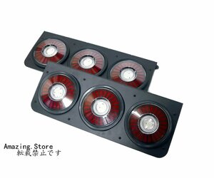 24Vトラック用テールランプ3連 LED 日野 テールランプ 3連テール 丸テール フルLED レトロ デコトラ 大型車 ブラック