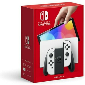 【新品未開封品】Nintendo Switch 有機ELモデル ホワイト 本体 任天堂スイッチ (へこみあり)送料込み