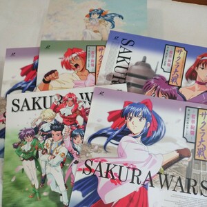 a6 Sakura Taisen Sakura ...LD laser disk not for sale no. 1 curtain no. 2 curtain no. 3 curtain no. 4 curtain anime manga character goods 