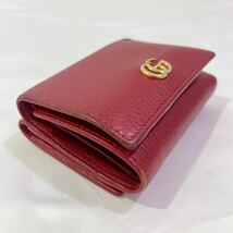 GUCCI グッチ 財布 GGマーモント レザー 赤 60サイズ（27）_画像4