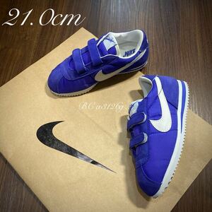  новый товар NIKE CORTEZ NYLON 21.0cm Kids Nike нейлон korutetsu спортивные туфли обувь кисть регистрация body Logo gotsu Nike родители .ko-te липучка 