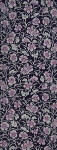 戸田屋商店　梨園染　手ぬぐい　撫子文様(紫)　約98×37cm　綿100％　日本製　新品