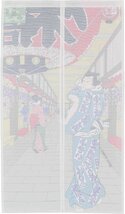 浮世絵のれん　浅草　約85×150cm　ポリエステル100％　日本製　新品_画像3