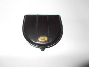 *dunhill/ Dunhill [ horseshoe type coin case / change purse .] black *