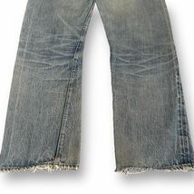 神サイズ！ 鬼ヒゲ！ 縦落ち！ 70s Levi's 501 66前期 リーバイス ビンテージ vintage W32 ボタン裏6 ポケット裏シングル 検 bigE 501XX_画像6