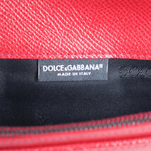 ドルチェ＆ガッバーナ 財布 メンズ DOLCE＆GABBANA 長財布 型押しレザー レッド系 BP1670 A1001 87515_画像5