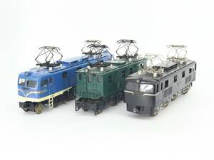 【蔵】Oゲージ 【ED 60 30】【ED 144】【ED 10 52】３個まとめて 鉄道模型 電車 レトロ 中古品 現状品 S1008A