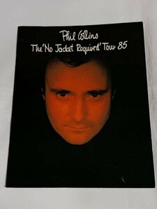 PHIL COLLINS ツアーパンフレット「 THE NO JACKET REQUIRED TOUR '85」