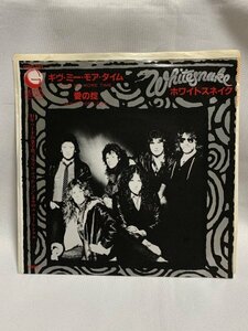 Whitesnake[ Give Me More Time / Guilty of Love ] Japanese record 7