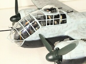  Germany Revell 1/48 Germany Air Force yun car sJu188.. machine painted final product 