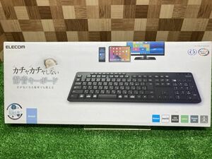 エレコム ELECOM ワイヤレスキーボード TK-FBM118SKBK Bluetooth キーボード ブラック 未使用品 アウトレット品