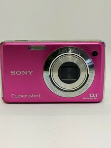 SONY ソニー Cyber shot DSC-W220 コンパクトデジタルカメラ ピンク　動作確認済み