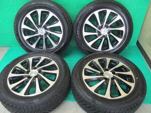 DOS BADX 6.5J+45 5H-114.3 2022年製 215/60R17 GOODYEAR オールシーズンタイヤ 埼玉県発 カローラクロス C-HR エスティマ エルグランド