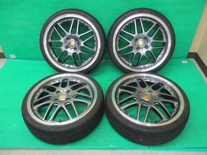 Advanti CONCEPT-AG AG07M 17×5.5J+45 4H-100☆165/40R17 Hankook 2021年製 4本set☆埼玉県発 現物確認OK♪ インチアップ カスタム 