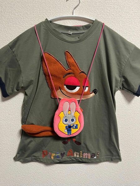 早い物勝ち　ズートピア　ジュディ　ポーチ　ニック　Tシャツ　ディズニー　ランド　シー　コスプレ　TDL TDS 可愛い　おしゃれ