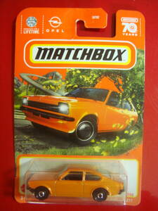 MATCHBOX　1975　オペル　カデット　橙色【レアミニカー】