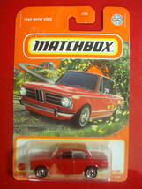 MATCHBOX　1969　BMW　2002　赤【レアミニカー】_画像1