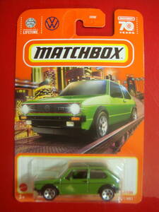 MATCHBOX　＊1979 フォルクスワーゲン　ゴルフ　GTI　MK1　緑＊【レアミニカー】