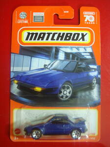 MATCHBOX　1984　トヨタ　MR2　青【レアミニカー】