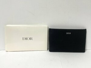 【未使用品】Christian Dior　ディオール　ポーチ　小物入れ　バッグ　カバン　ブラック