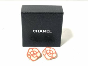 【中古】CHANEL シャネル　イヤリング　ココマーク　カメリア　03P