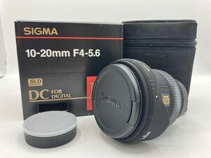 240424412004 SIGMA EX シグマ 10-20mm 1:4-5.6DC レンズ 箱付 中古