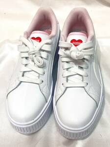 4-17575【キングラム】PUMA KARMEN L HEART プーマ カルメンLハート 394130 ABC-MART限定 01WHT/RED ホワイト/レッド