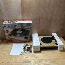 ☆動作品 ion アイオン ARCHIVE LP レコードプレーヤー LPプレーヤー ターンテーブル オーディオ機器 箱/取説付(中古品/現状品/保管品)☆_画像1