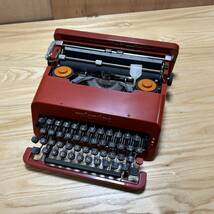 ☆Olivetti valentine オリベッティ バレンタイン タイプライター レッド ヴィンテージ(中古品/現状品/保管品)☆_画像2