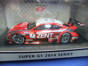 ZENT CERUMO RC F #1#1/43# super GT 2014 GT500# no. 4 war SUGO Winner# Tachikawa ../ flat hand . flat # unopened beautiful goods #