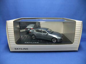  Nissan оригинальный товар *1/43# Nissan Skyline седан 350GT (V37)#HAGANE голубой металлик ( цвет кузова )#KWAM02162# с дефектом 