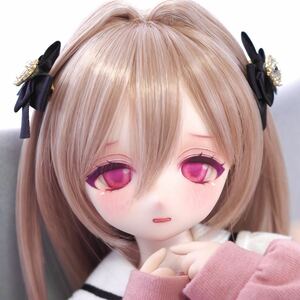 DDH-01 セミホワイト肌　カスタムヘッド＋自作アイ2種＋舌パーツ　難あり