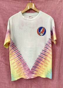 VINTAGE ヴィンテージ 90s グレイトフルデッド Grateful Dead ジェリー・ガルシア Jerry Garcia 追悼 タイダイ ヒッピー Tシャツ