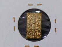 61409 日本 古銭 元文一分金 元文一分判金 量目約3.2ｇ 詳細は写真をご覧ください_画像3